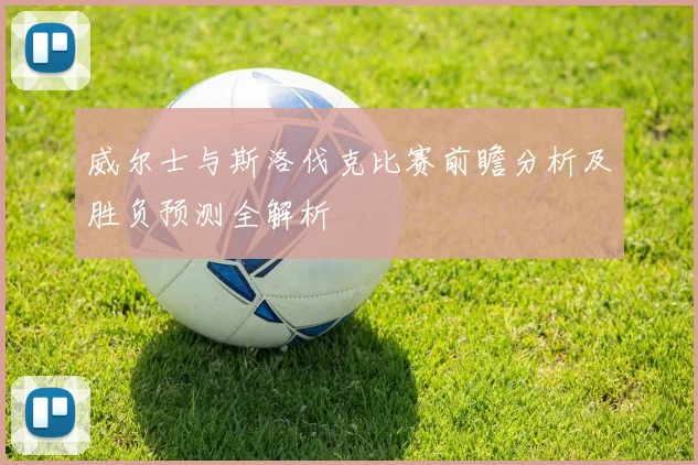 威尔士与斯洛伐克比赛前瞻分析及胜负预测全解析